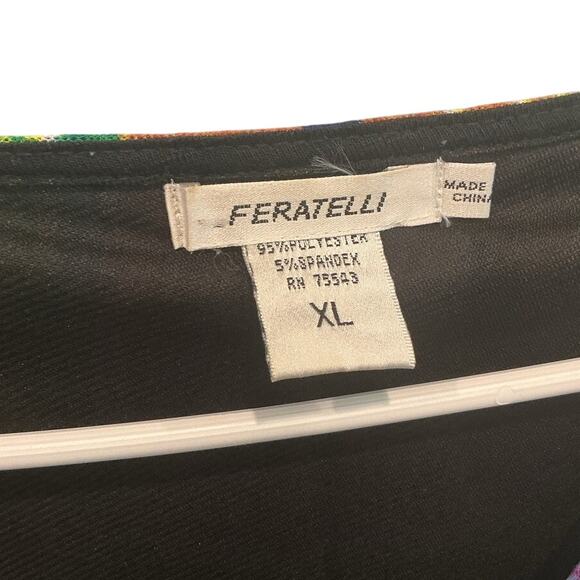 Faratelli Womens Artsy Tunic Top Size Extra Large Black Boho Mesh Fairy Grunge - Picture 4 of 10